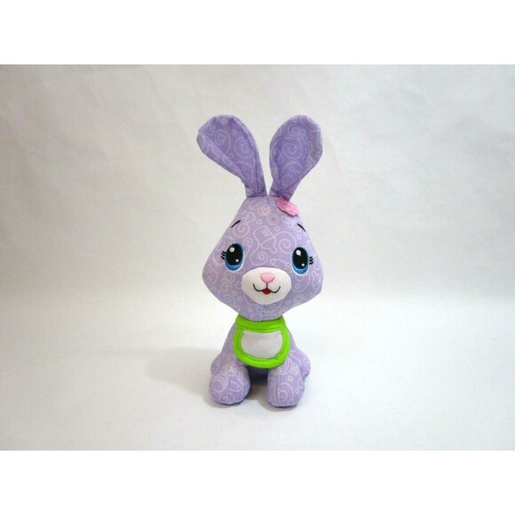 Bunny Rabbit 7" Plush Fisher Price Doodle Babies Purple Washable Stuffed Animal - Picture 9 of 9